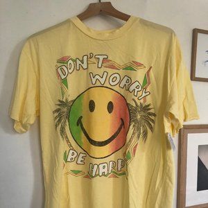 Free People x Vintage Souls LA Yellow T-shirt (S)